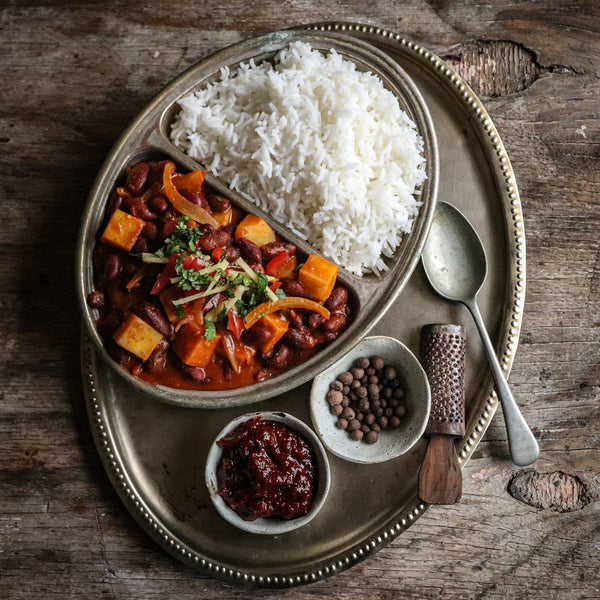 Red Kidney Bean and Potato Rogan Josh