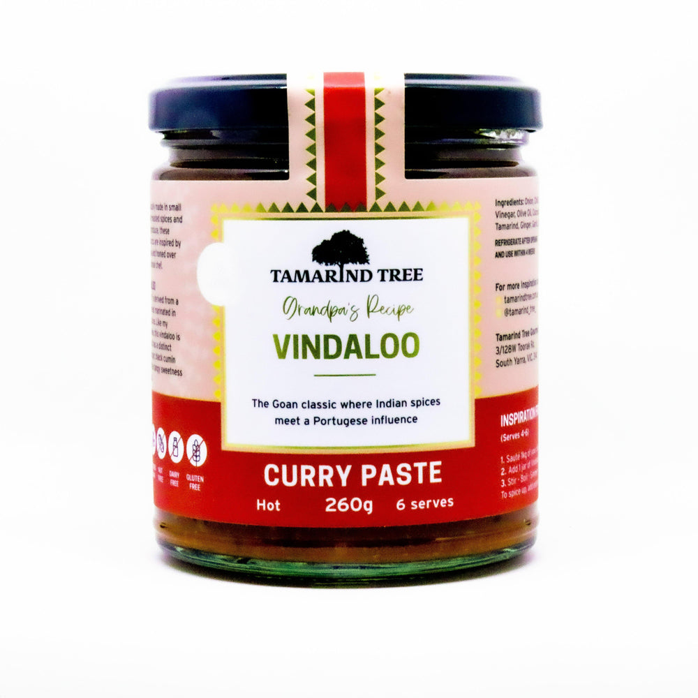 Vindaloo Grandpa's Recipe Curry Paste - Hot - tamarindtree.com.au